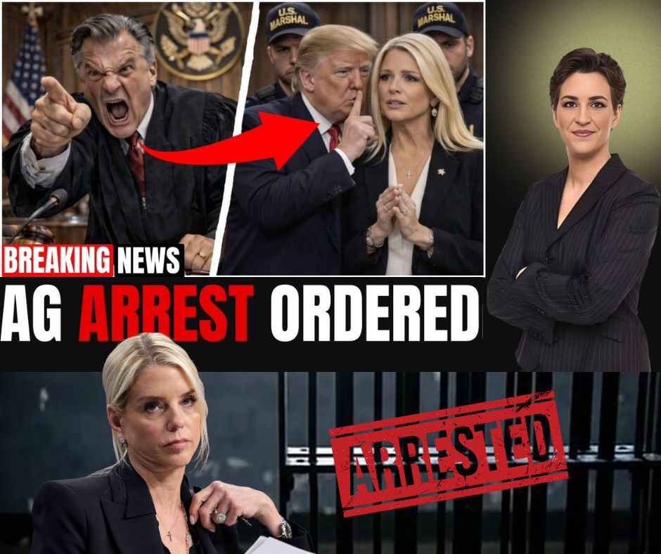 Federal Judge Orders Arrest of Sitting Attorney General Pam Bondi — Is This Equal Justice or the Edge of a Constitutional Crisis?